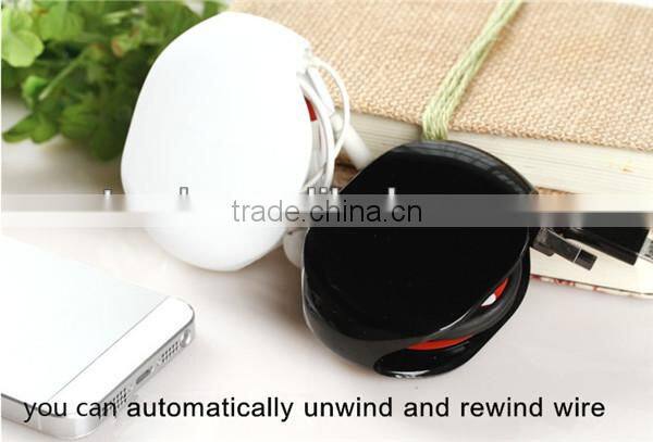 Automatic earphone cable winder for for earphone,headphone,data cable,charging cable