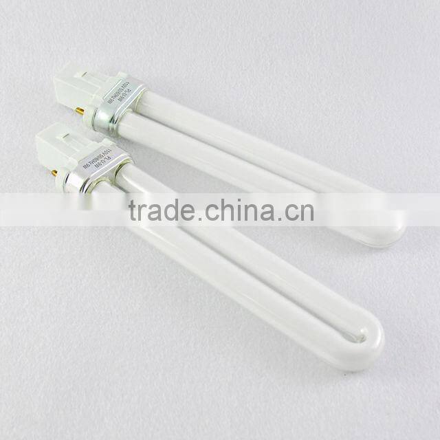 4pcs white color replaceable 9W UV bulbs for uv lamp