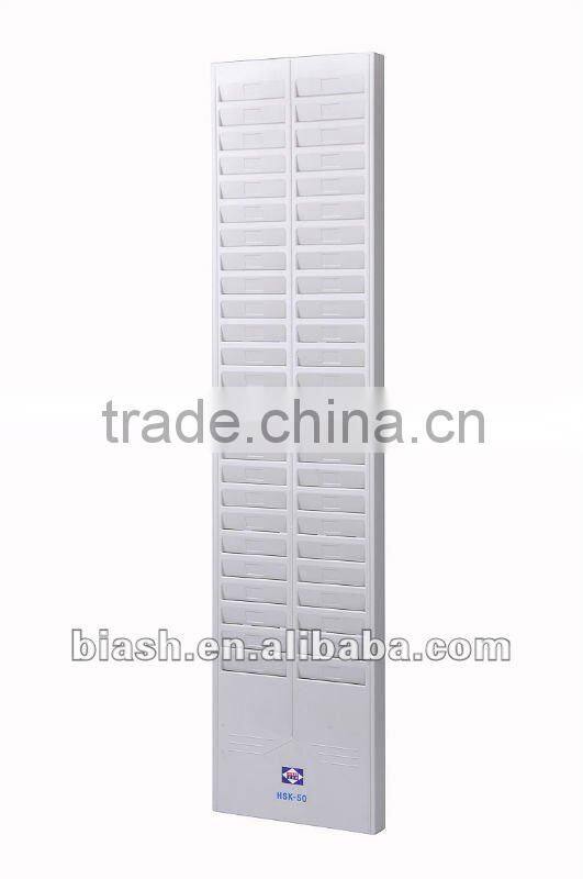 50 slot plastic card rack