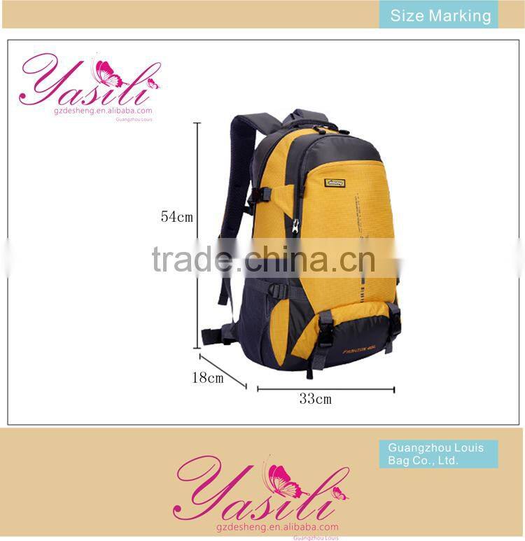 2014 multiple color leisure hiking sport backpack, black military waterproof backpack in Guangzhou