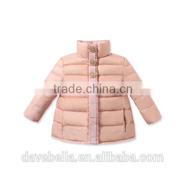 DB1597 dave bella 2014 winter infant coat baby wadded jacket padded jacket outwear winter coat jacket down coat outwear
