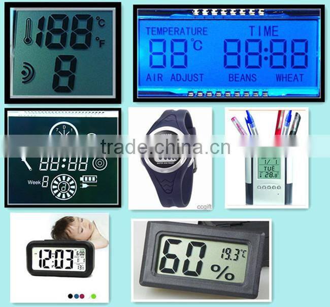 custom one/ two line character lcd module LCM COB with LED backlight Rohs