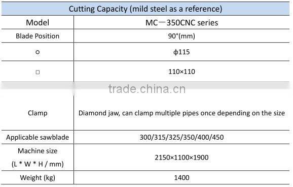 Suzhou 350CNC-A Pipe Cold Cutting Machine for Sale