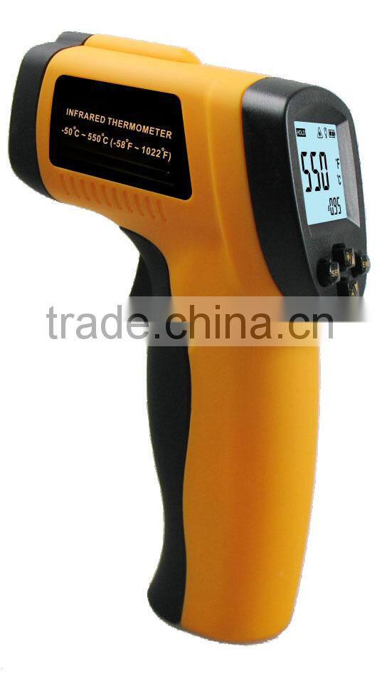 New Laser Infrared Digital Thermometer LCD Digital Infrared Pyrometer Laser Point Temperature