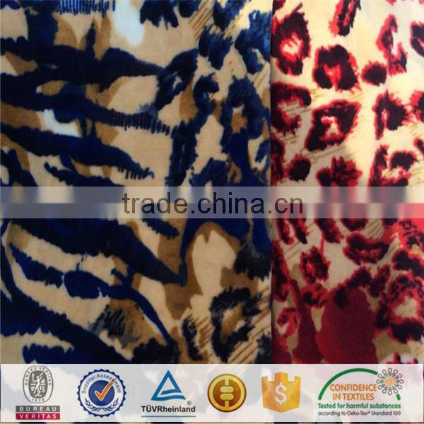 Polyester Stretch Velvet Fabric