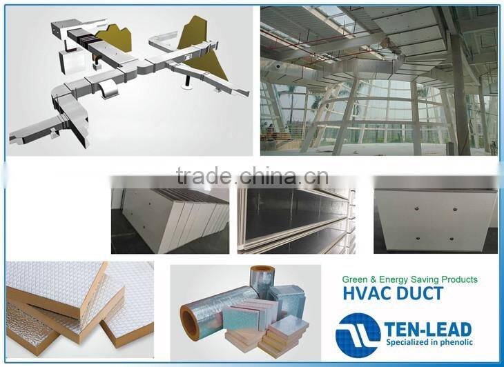China GOOT Phenolic Foam Pre-insulated Koolduct Panel
