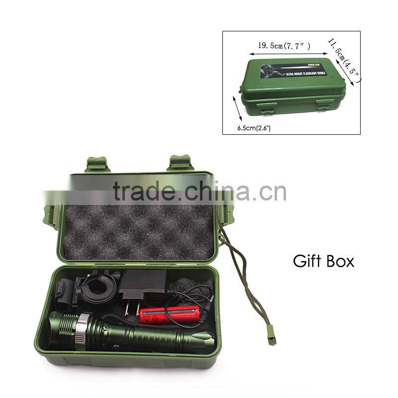 Q5 /5W-1200 Lumens, On time Delivery, BT-4768 High Power Tactical Hunting LED Flashlight