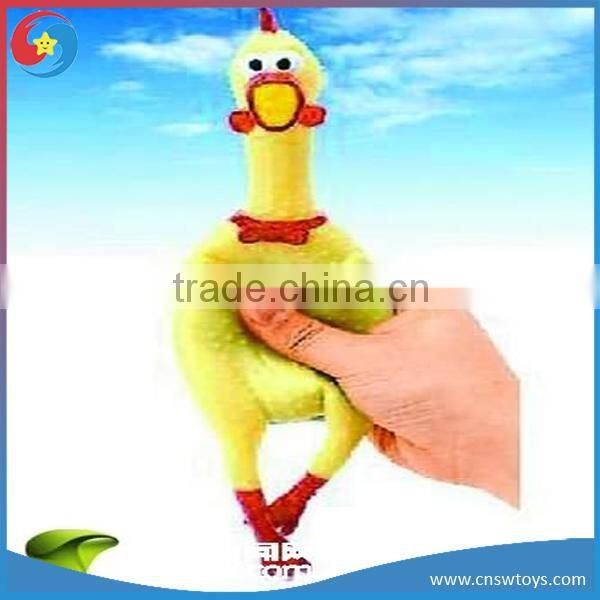 TS3700337 Rubber Chicken Squeaky Chicken Dog Toy