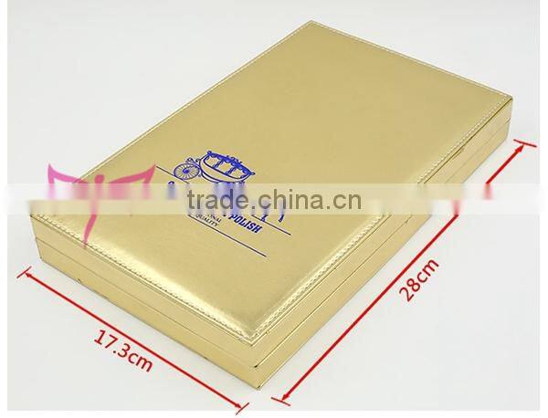 2015 newest 162 space silver PU leather Nail Art Salon Color Chart Nail Gel Polish Display Book