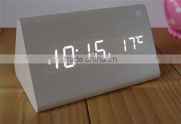 Wood Desk table clock for gift clock