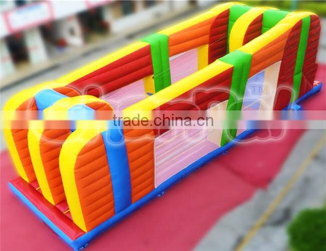 2016 new arrival adult inflatable Z-RIDER obstacle course equipment for sale