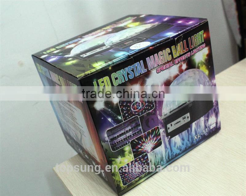 magic rgb discoteca support mp3 sd/tf card