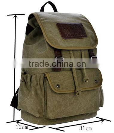 2014 new design canvas drawstring backpack
