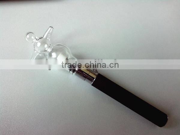 snowman glass atomizer for Christmas snowman wax vaporizer pen