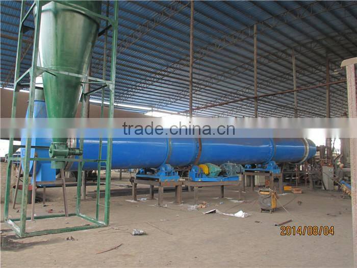 1.5m*12m rotary dryer for drying chicken manure with competitive price
