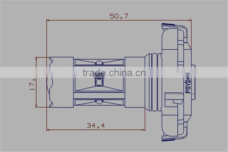 100W CANBUS PSY24W B-series 12V/24V auto parts super bright OEM/ODM turn signal/steering light bulbs LED car lamp