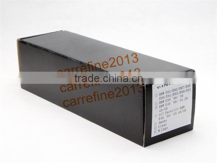 LED Side Marker for BMW E46 (98-01) 2D 4D 5D with M logo smoked