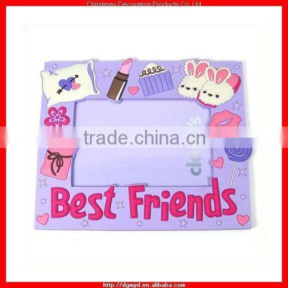 Christmas Tree Soft PVC photo frame for Christmas day 2014 (MYD-PF1417)