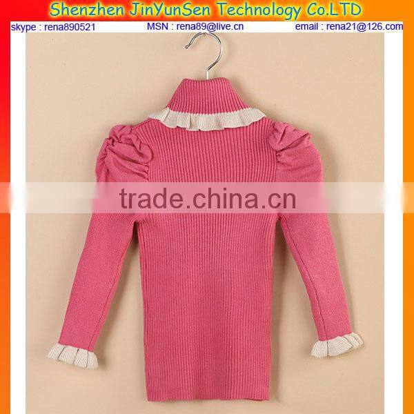 wool hand knitted winter kid sweater design