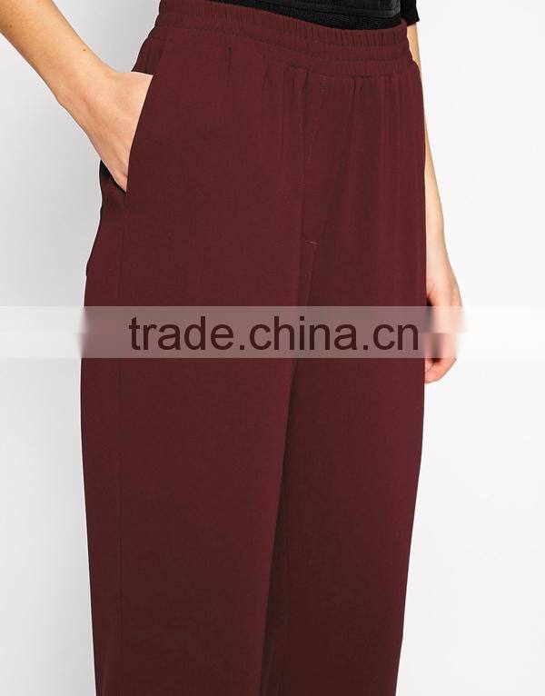 High rise waist wide legging pants