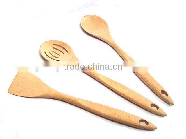 Multifunctional Natural Bamboo Dishes Spoon with 3 Shapes