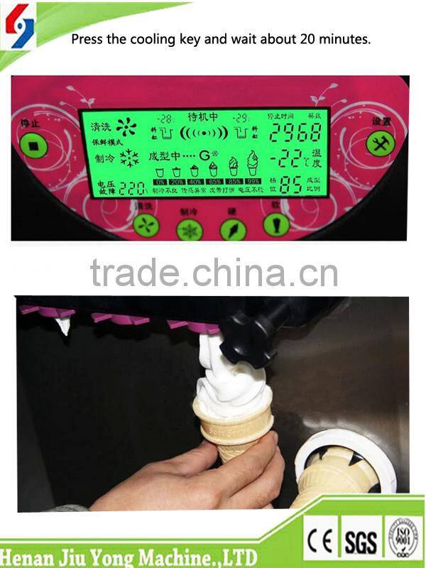 Popular 2+1mixed Flavours Soft Serve Ice Cream Machine