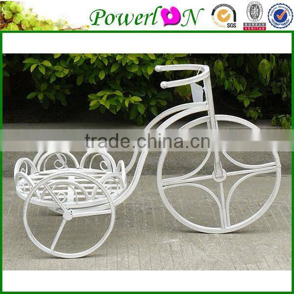 Wrought Iron Bicycle Flower Pot Stand