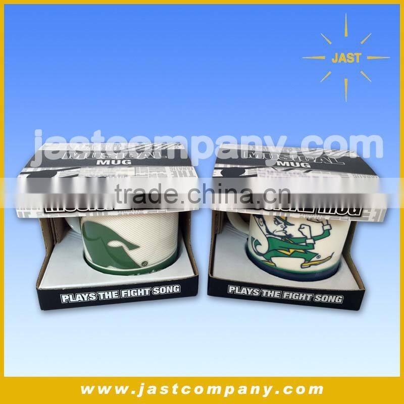 Club Logo Printed Musical Ceramic Sublimation Mug