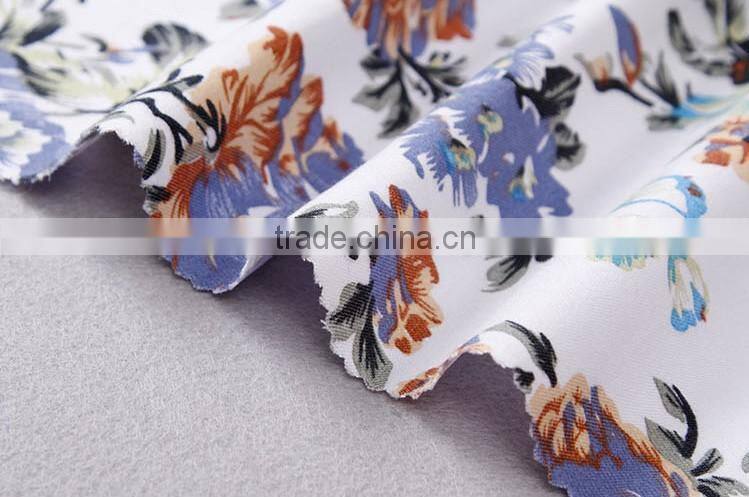 100% spun viscose fabric wholesale printed rayon fabric for pants