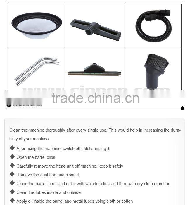 Hot selling 50 Litres wet and dry industrial vacuum cleaner