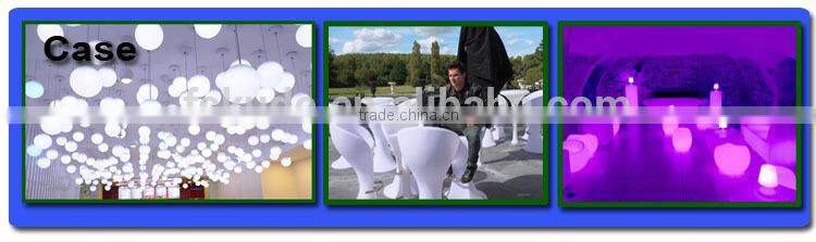 Popular Bar Stylish Rechargeable Plastic LED Bar Stool With Cusion