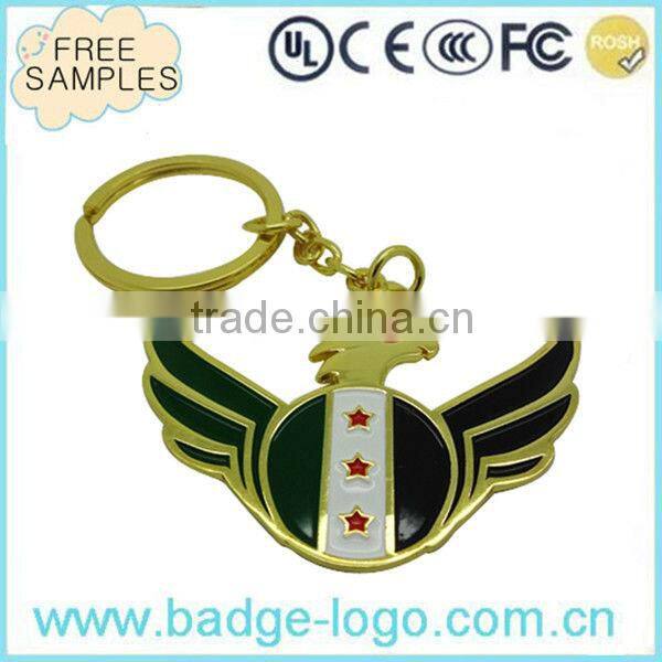 2016 Custom Glass Painting Keychain for Decoration