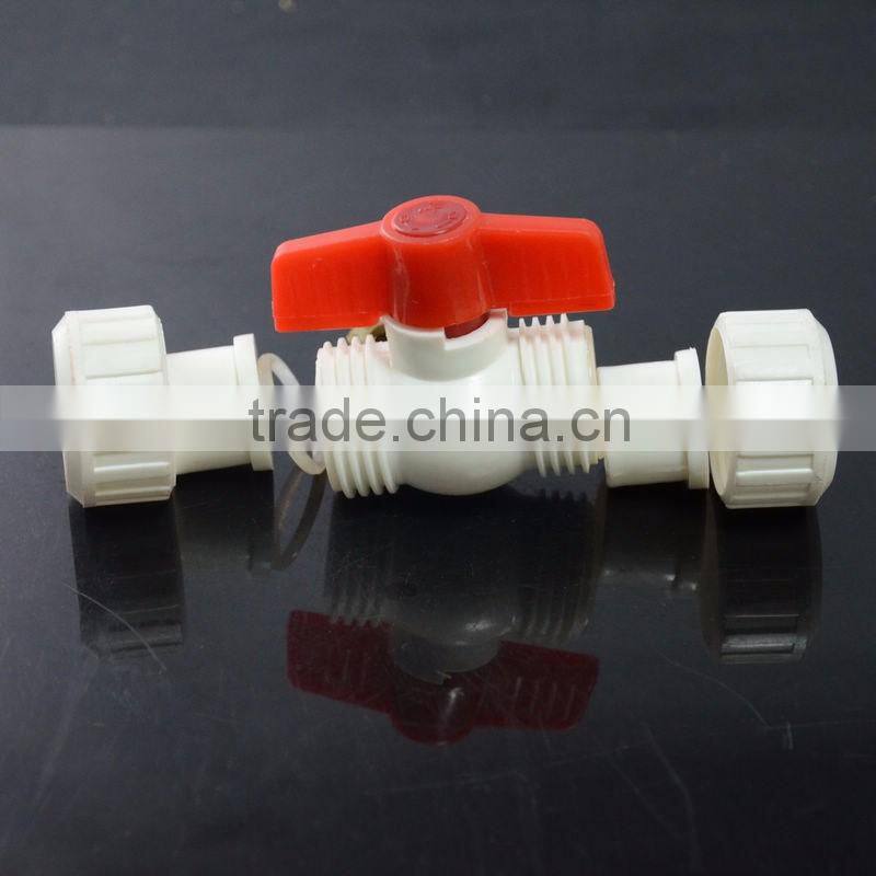 Best sell ppr fittings Plastic Pipe Valve PPR Plastic Stop Tap Valve for Water Pipe