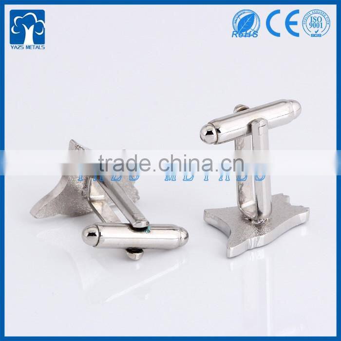 custom metal panda cufflink