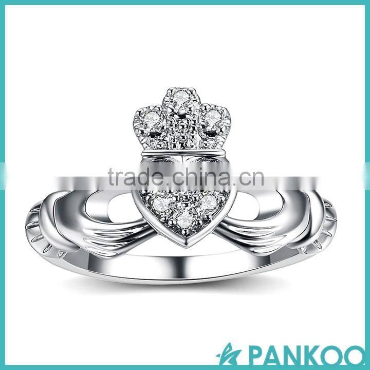 925 Sterling Silver Zirconia Ring, Diamond Wedding Ring Set Design for Woman