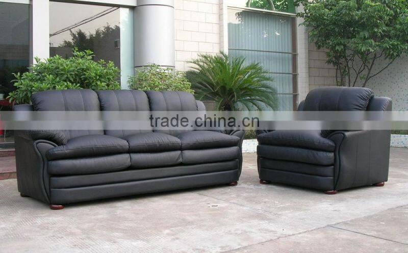 fashionable genuine modern leather sofa made in China