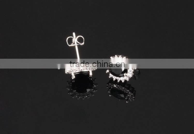 KSTONE Newest Oval Big Diamond Stud Earrings For Women