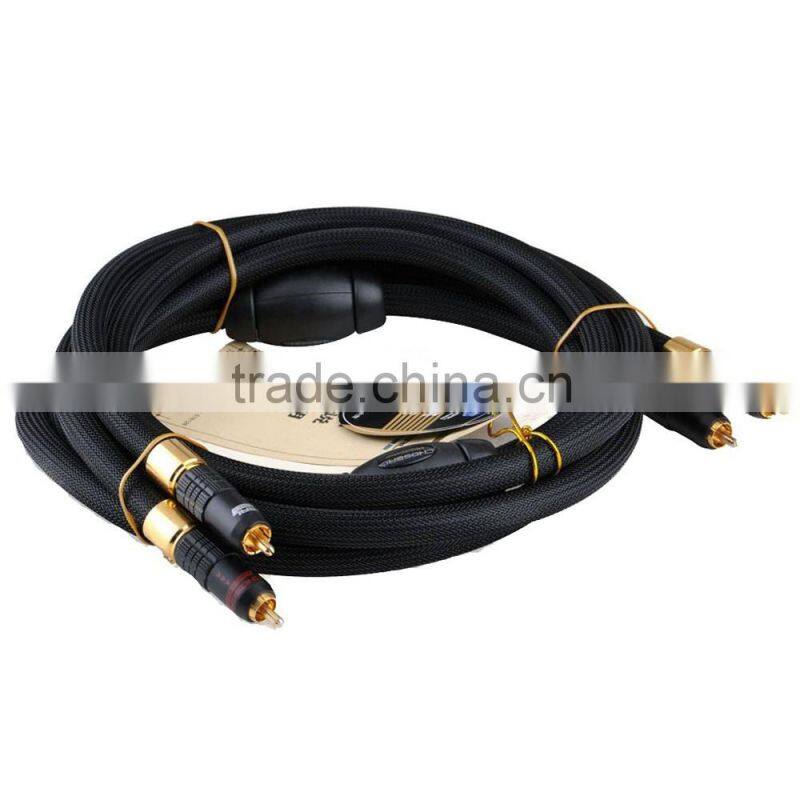 Choseal AA5401 High Quality RCA to RCA OCC audio Cable 1.5m