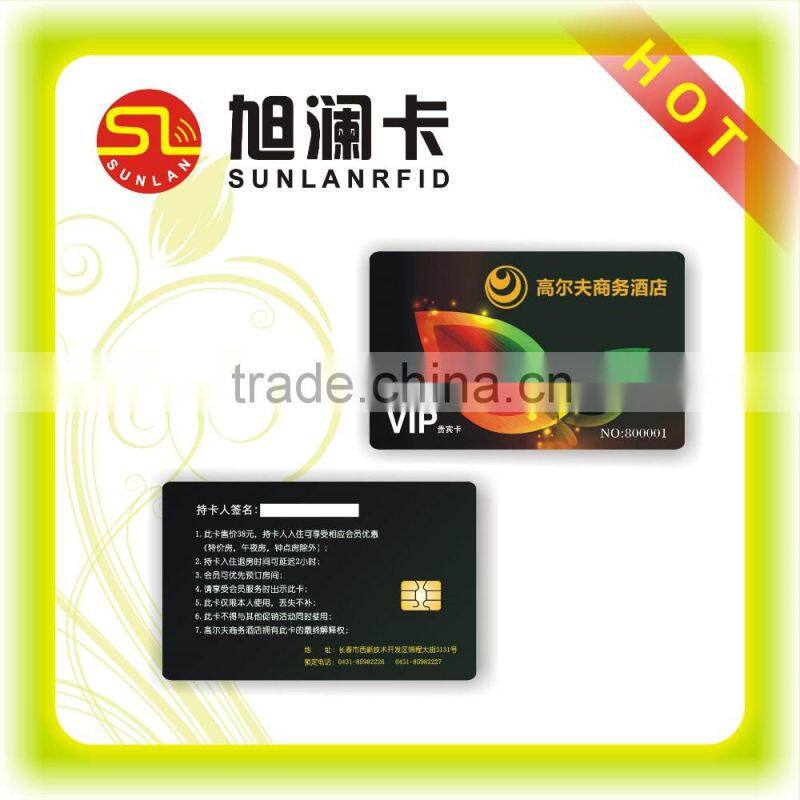 Smart Card with Contact Hotel Access Control Contact IC Card
