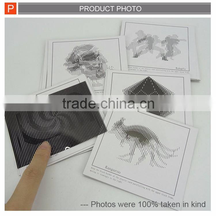 Small card big funny magic dynamic card kids toy educational for sale