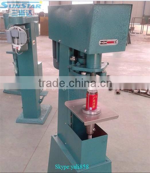 Simple easy to use low price manual tin can capping machine