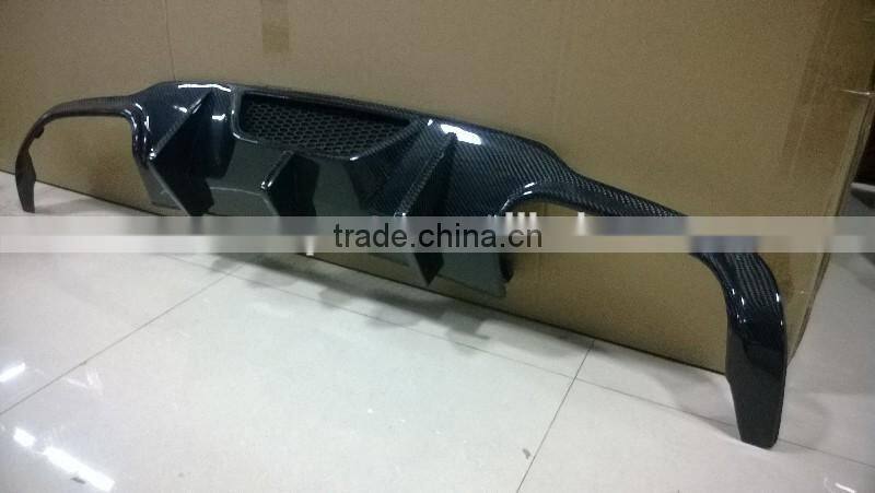 High quality Carbon fiber w204 V design diffuser rear lip for MB C-CLASS w204 c63 and AMG sport 2012~