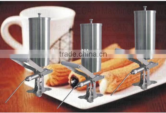 2015 hot sale 3.2L manual filling machine/nutella filler/churro filler machine