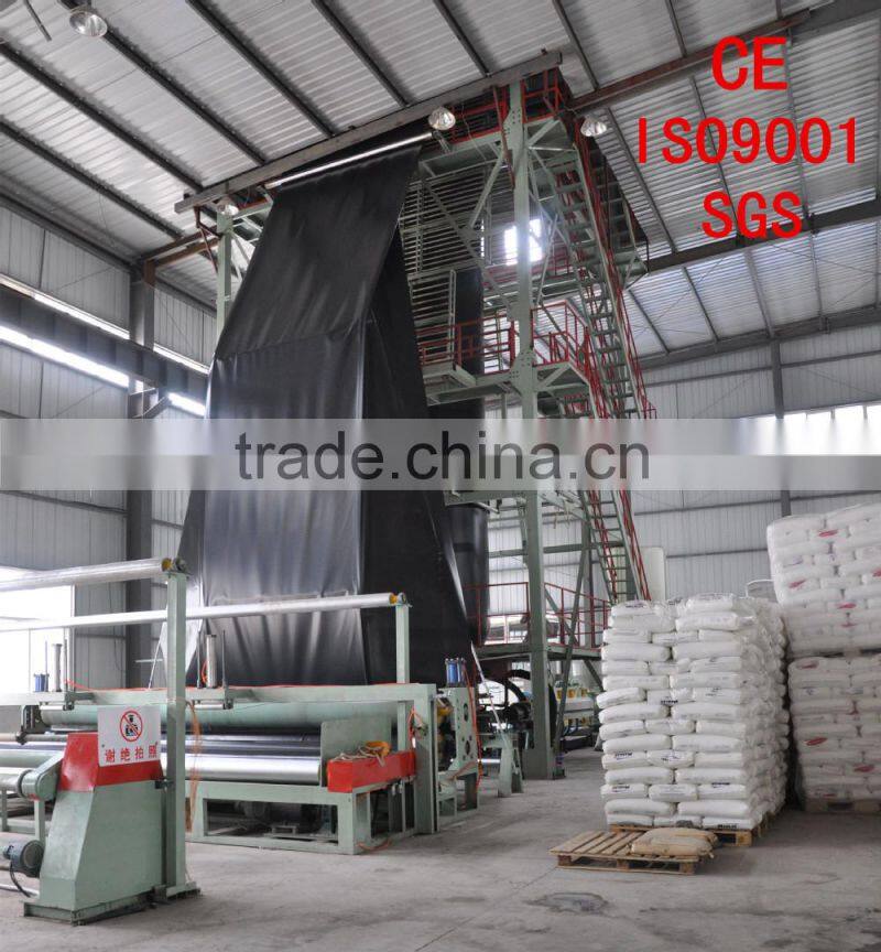 Hot sell 3-layer coextrusion geomembrane film blowing line