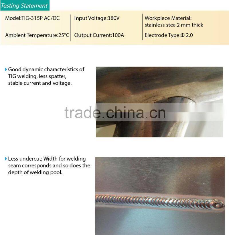 ac dc mosfet inverter tig mma pulse welding machine TIG-250P AC/DC factory direct price hot sale