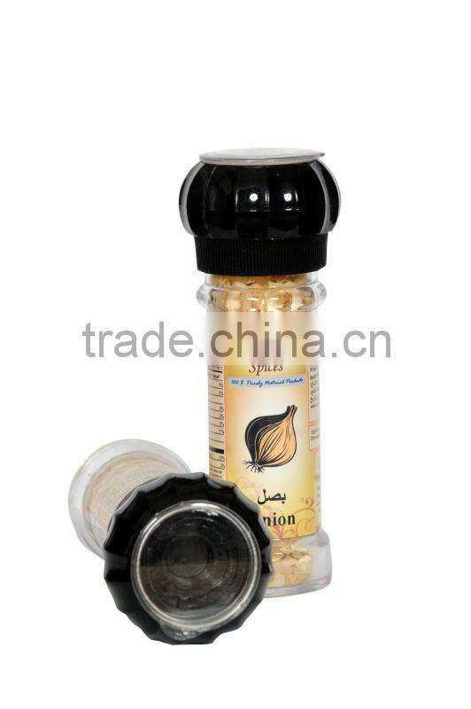 glass spice bottle, grinder shaker top