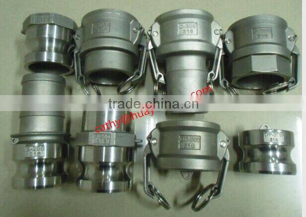 Stainless Steel/PP/Nylon/Aluminum Camlock Coupling