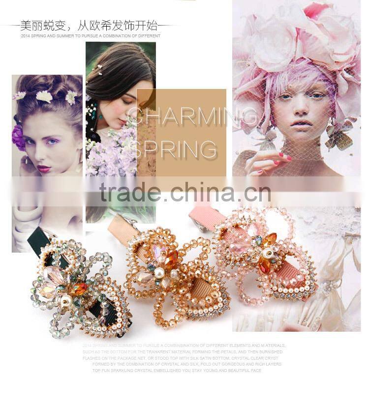 2015 OUXI fashionable handmade mink hair accessories 90020