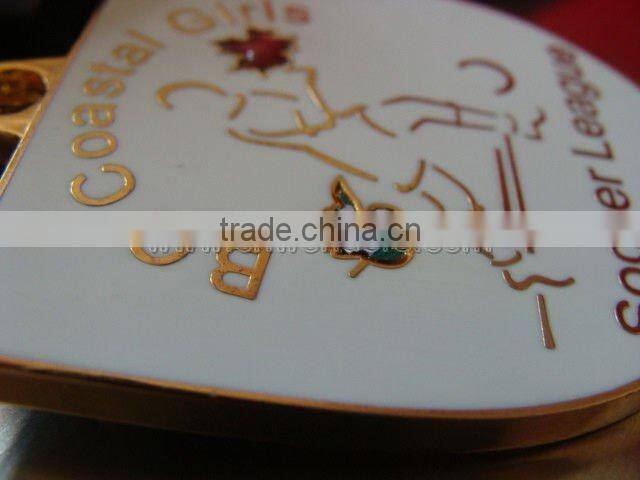 Beautiful gold zinc alloy sports medal
