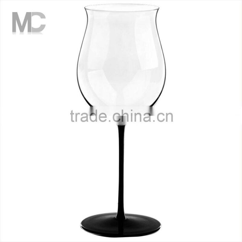 Decorated Clear Crystal Wine Glass for Wedding and Events